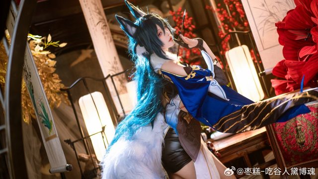 [崩坏：星穹铁道]枣糕-吃谷人黛博魂cos驭空，再现性感飞行士的风采