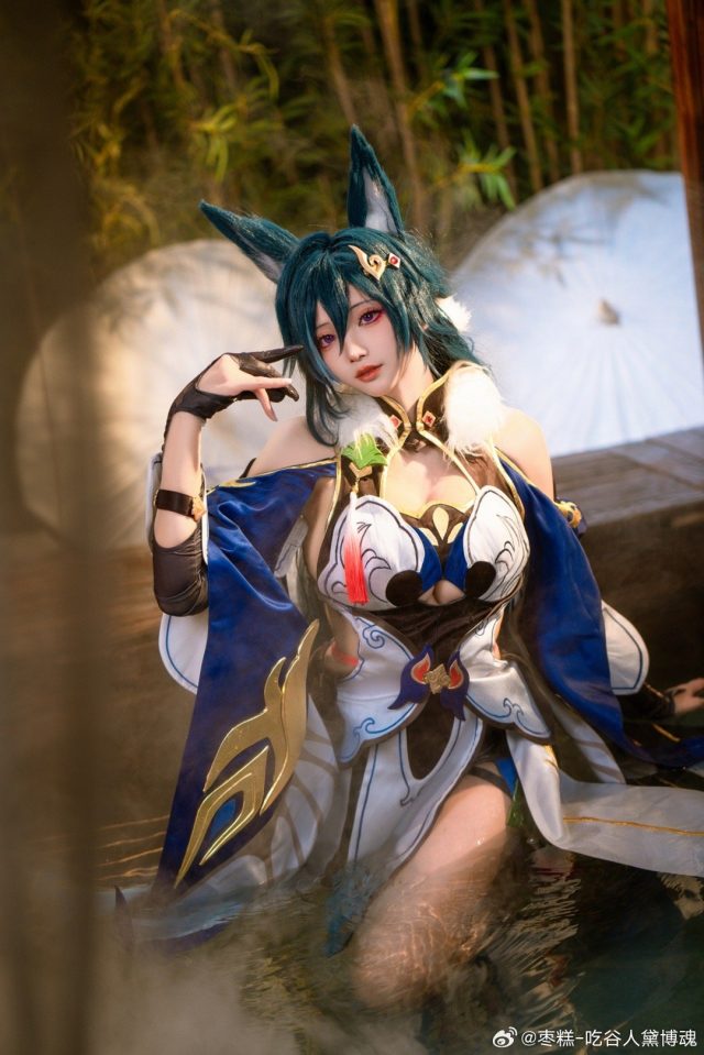 [崩坏：星穹铁道]枣糕-吃谷人黛博魂cos驭空，再现性感飞行士的风采