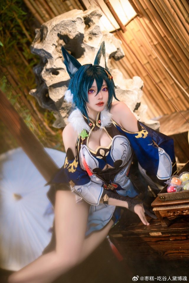 [崩坏：星穹铁道]枣糕-吃谷人黛博魂cos驭空，再现性感飞行士的风采