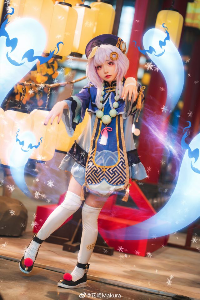 花崎Makura cos《原神》七七,可爱迷人小僵尸魅力爆棚! 花崎Makura cos《原神》七七,可爱迷人小僵尸魅力爆棚!