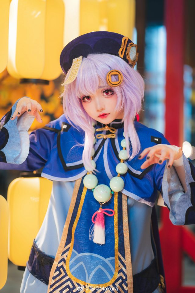 花崎Makura cos《原神》七七,可爱迷人小僵尸魅力爆棚! 花崎Makura cos《原神》七七,可爱迷人小僵尸魅力爆棚!