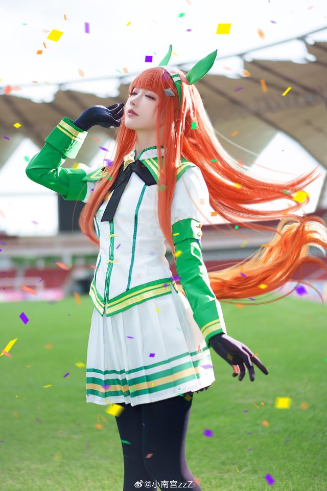 [赛马娘Pretty Derby]小南宫zzZ cos无声铃鹿，展现赛马娘的才华和魅力