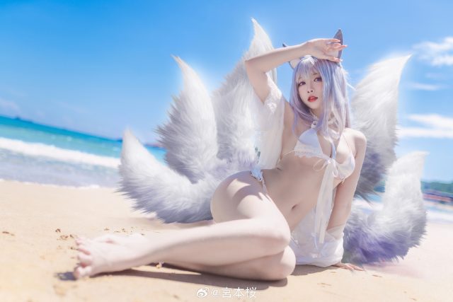 宮本桜cos《碧蓝航线》信浓,性感狐狸娘的完美还原! 宮本桜cos《碧蓝航线》信浓,性感狐狸娘的完美还原!