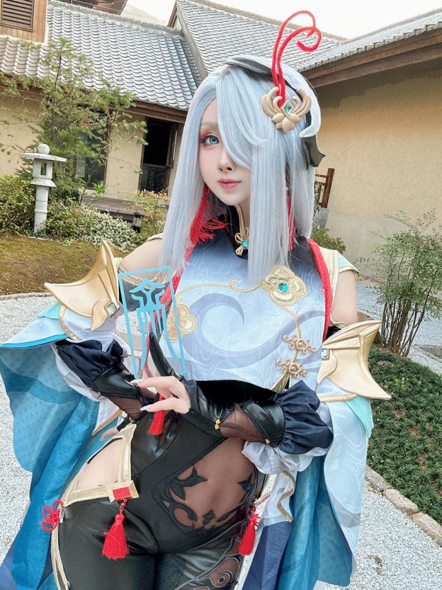 原神COS:rioko凉凉子的申鹤cosplay,再现美若仙境 原神COS:rioko凉凉子的申鹤cosplay,再现美若仙境