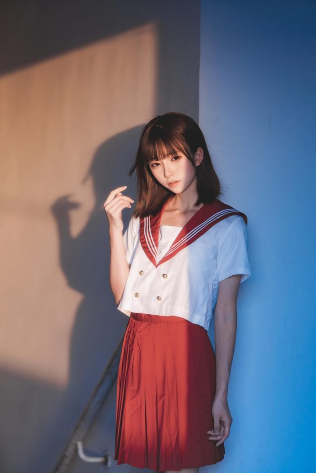 Kitaro_绮太郎的JK cosplay系列:邻家妹妹的校园风情 Kitaro_绮太郎的JK cosplay系列:邻家妹妹的校园风情