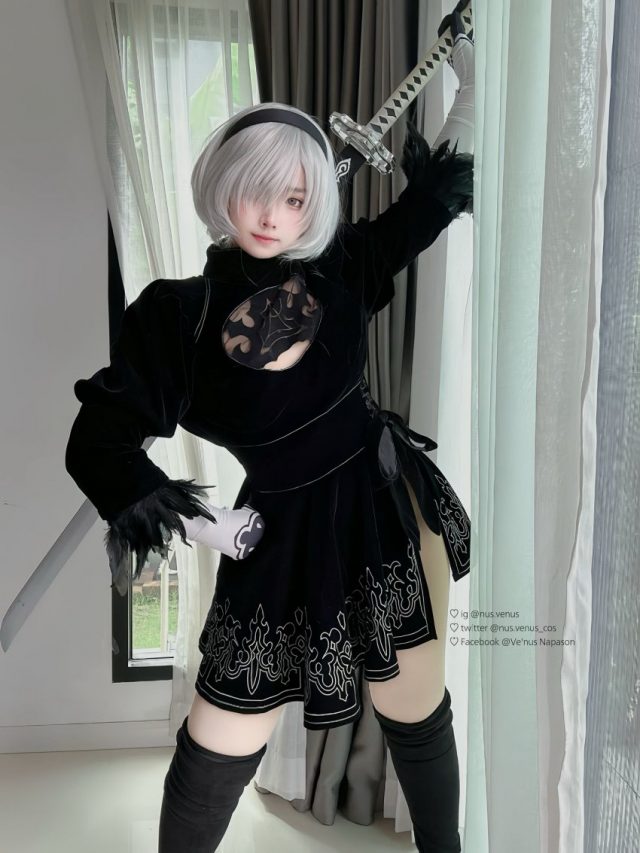 Ve'nus cos《尼尔：机械纪元》2B，将机械美少女融入现实的魅力