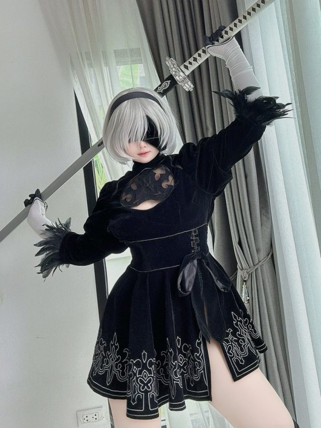 Ve'nus cos《尼尔：机械纪元》2B，将机械美少女融入现实的魅力