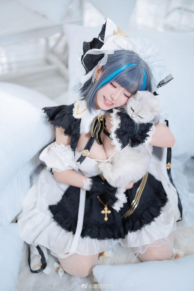 [碧蓝航线]肃雨雨雨cos柴郡，调皮迷人的舰娘之旅