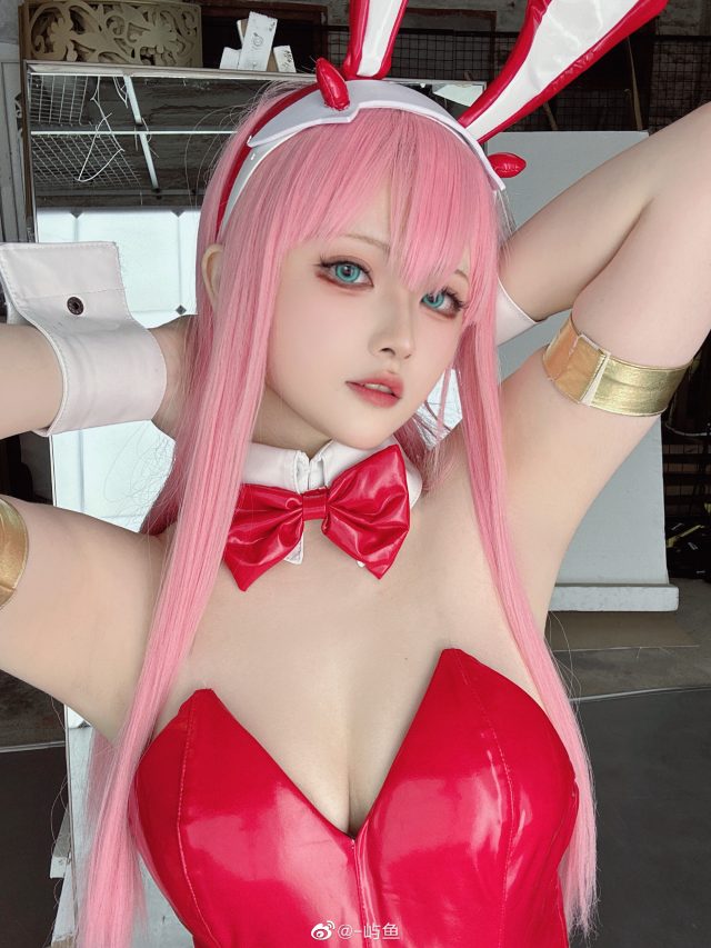 [DARLING in the FRANXX]-屿鱼cos零二，展现兔女郎的性感魅力