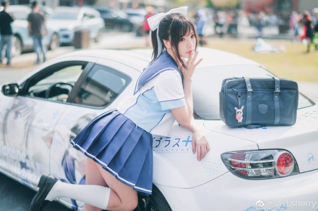 贤儿sherry cos《Love Plus》高岭爱花，绽放可爱迷人的魅力