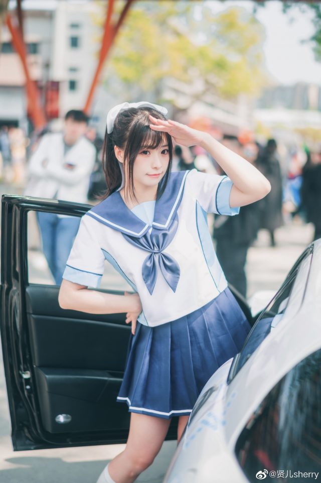 贤儿sherry cos《Love Plus》高岭爱花，绽放可爱迷人的魅力