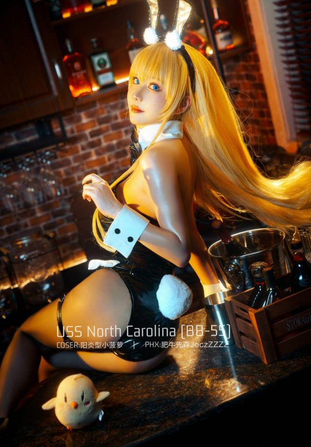 [碧蓝航线]阳炎型小菠萝cos北卡罗来纳，夺目绚丽性感迷人