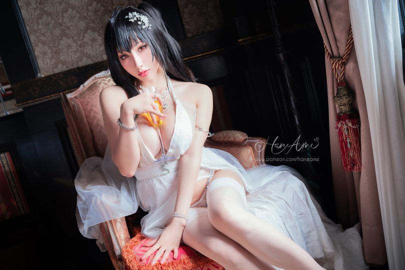 雨波_HaneAme cos图集 | 雨波_HaneAme 碧蓝航线·大凤婚纱cos[40P-88MB]
