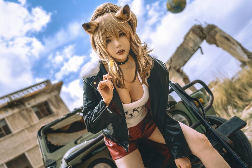 秋和柯基cos作品 | 秋和柯基_明日方舟·推进之王cos [33P-438MB]