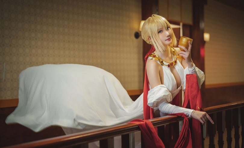 瓜希酱cos尼禄 | 瓜希酱_ Fate/EXTRA·尼禄英灵正装cos图集 [20P-73MB]