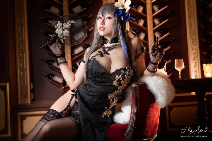 雨波HaneAme_碧蓝航线·路易九世旗袍cos [29P-55MB] | 雨波HaneAme_cos作品