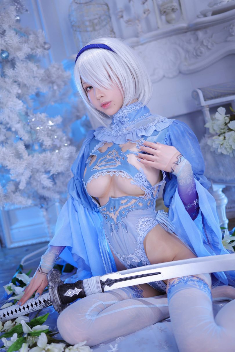 水淼aqua cos 2B | 水淼aqua_《尼尔:机械纪元》冰雪2B cos作品 [55P-127M 水淼aqua cos 2B | 水淼aqua_《尼尔:机械纪元》冰雪2B cos作品 [55P-127M