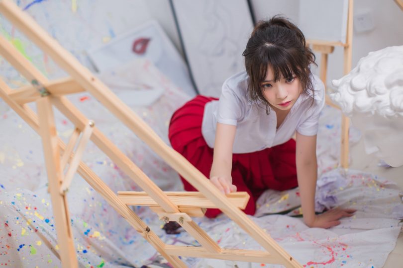 疯猫ss cos作品 | 疯猫ss_画室jk cosplay [23P-172MB]