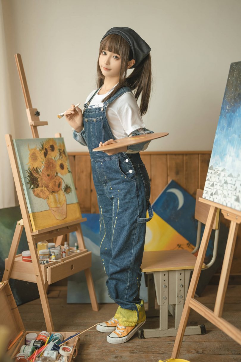 蠢沫沫_cos作品：画室cosplay [110P-1.09GB] | 蠢沫沫_画室系列