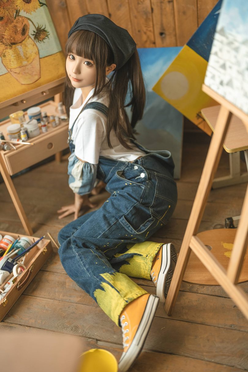 蠢沫沫_cos作品：画室cosplay [110P-1.09GB] | 蠢沫沫_画室系列