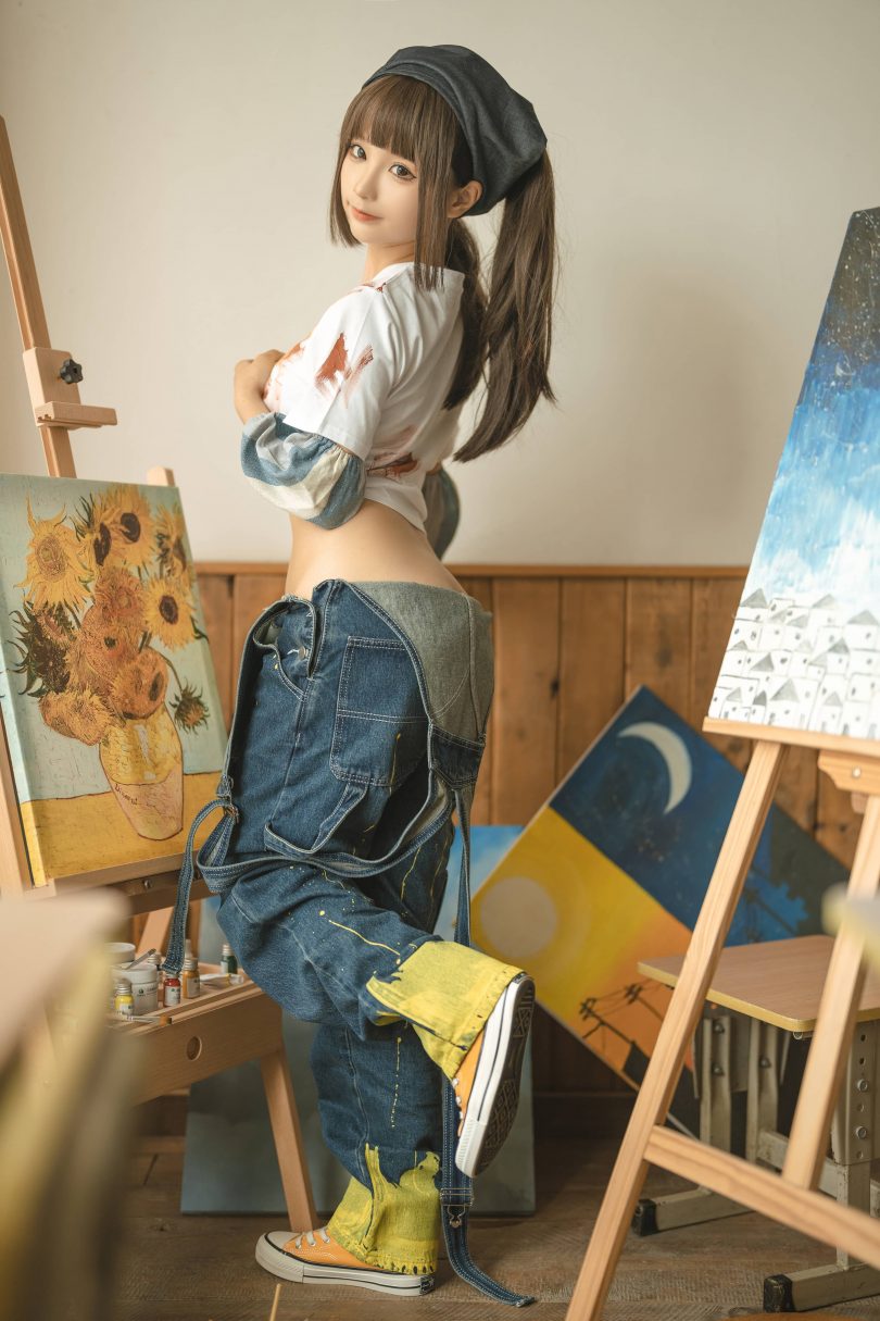 蠢沫沫_cos作品：画室cosplay [110P-1.09GB] | 蠢沫沫_画室系列