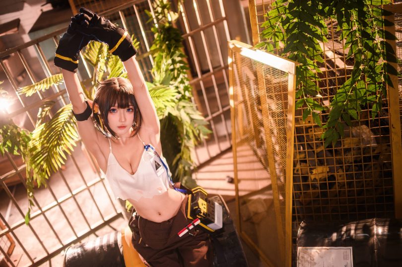 阿包也是兔娘cos森蚺 | 阿包也是兔娘_明日方舟·森蚺cos作品 [33P-507MB]