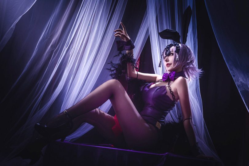 菌烨tako cos黑贞德 | 菌烨tako_FGO·黑贞德兔女郎cos作品[9P-4.73MB]