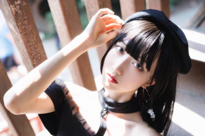木棉棉OwO cosplay作品 | 木棉棉OwO_连体裙·黑色魅惑cos图包 [23P-441MB]