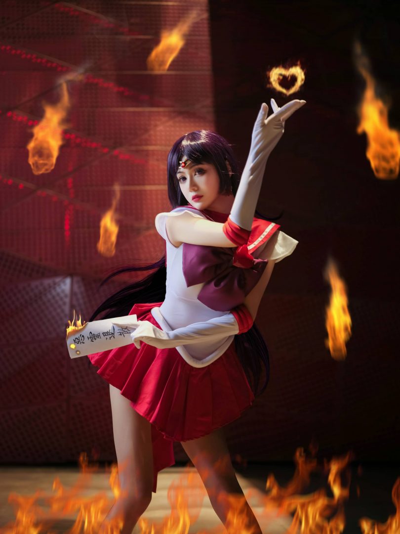 一米八的大梨子cos火野丽 | 一米八的大梨子_美少女战士·火野丽cos [47P-644MB]