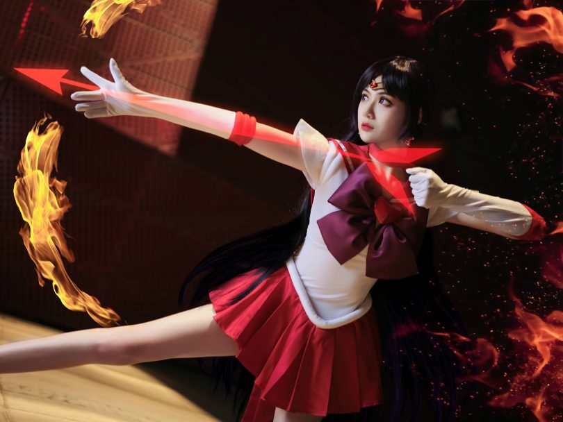 一米八的大梨子cos火野丽 | 一米八的大梨子_美少女战士·火野丽cos [47P-644MB]