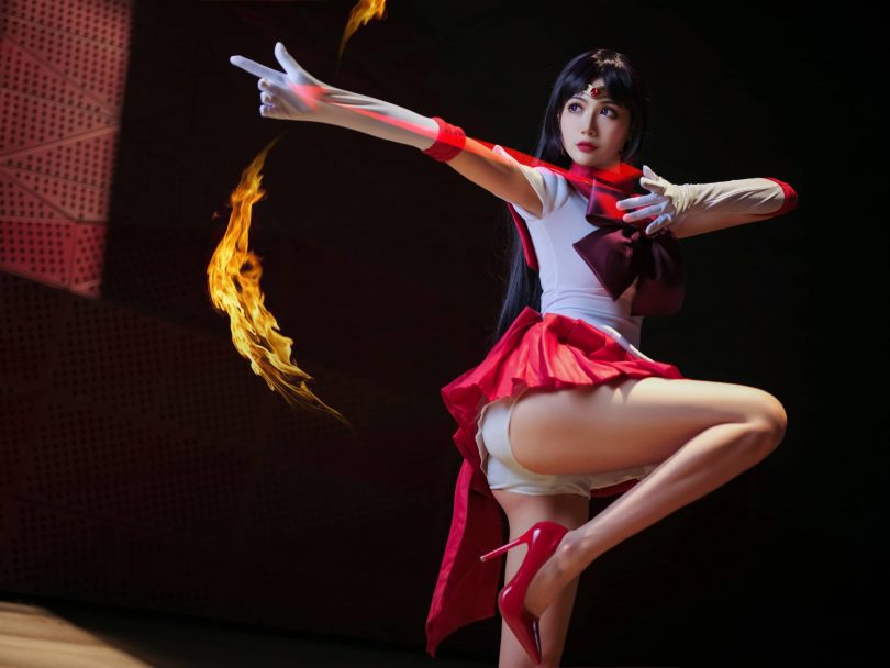 一米八的大梨子cos火野丽 | 一米八的大梨子_美少女战士·火野丽cos [47P-644MB]