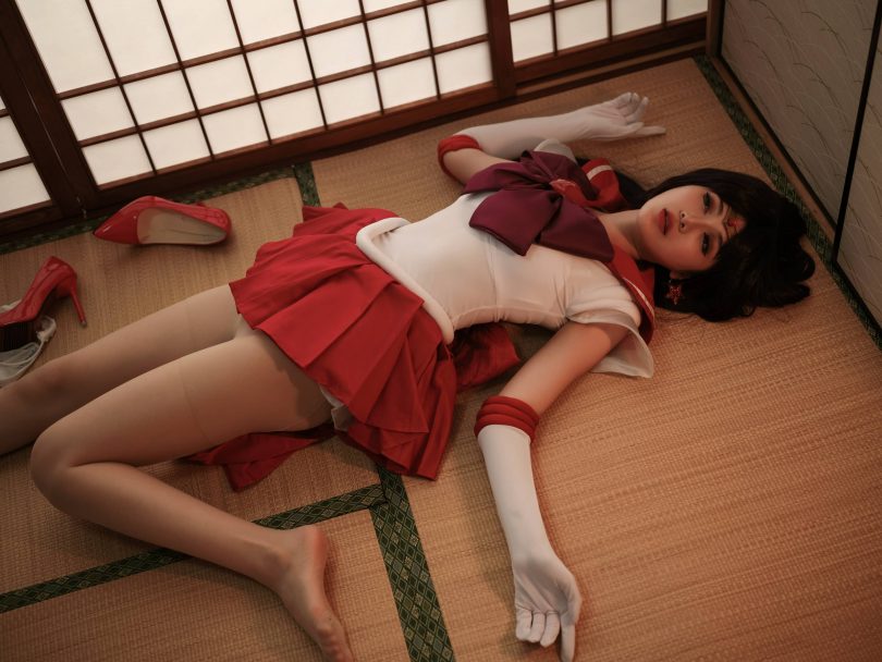 一米八的大梨子cos火野丽 | 一米八的大梨子_美少女战士·火野丽cos [47P-644MB]