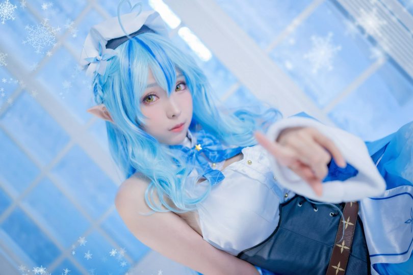 ElyEE子 cos雪花菈米 | ElyEE子_Yukihana Lamy·雪花菈米cos [18P-36MB]