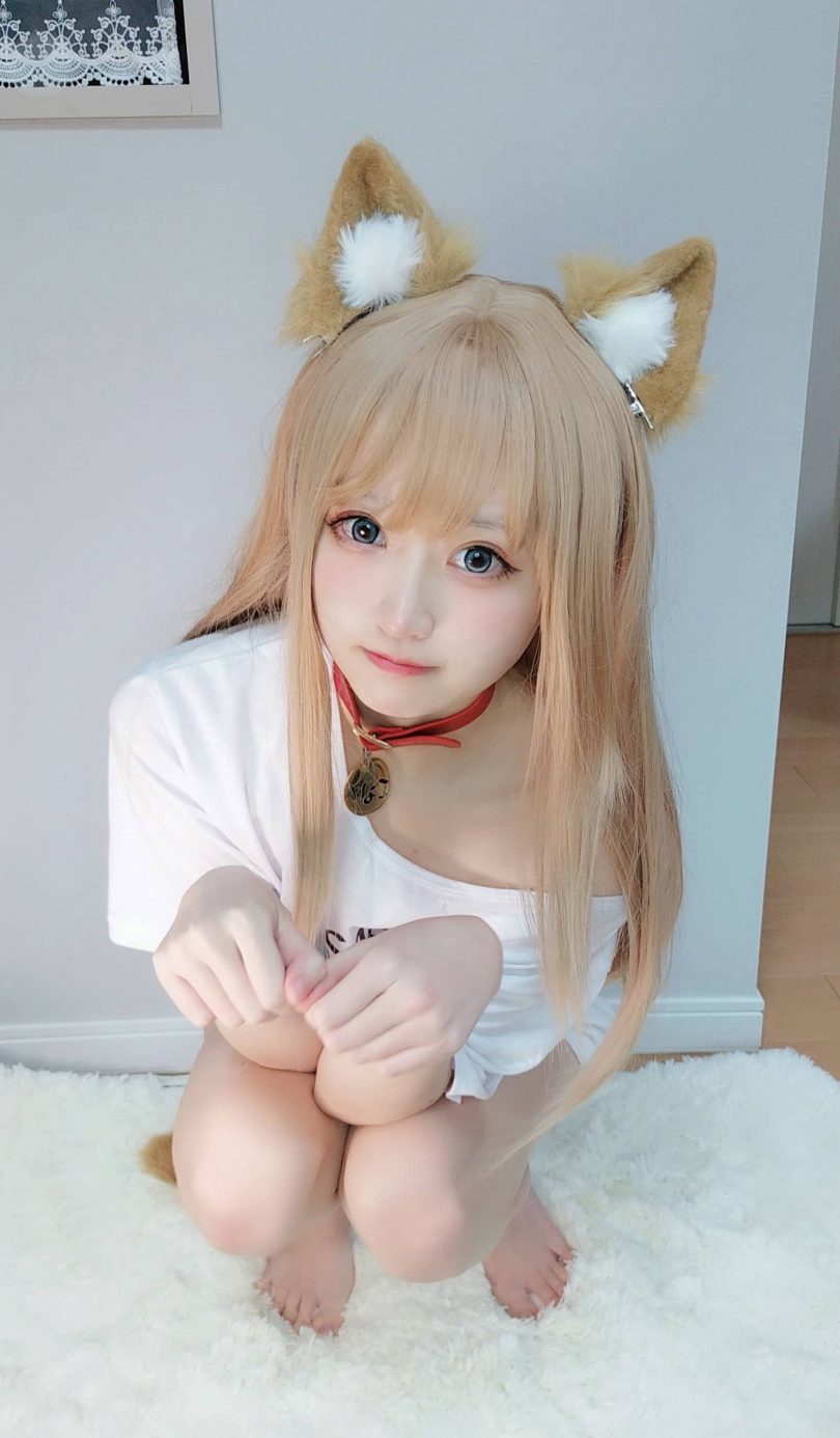 千阳(ちよ)cos黄豆粉 | 千阳快起床_猫猫·黄豆粉cos作品 [13P-16MB]