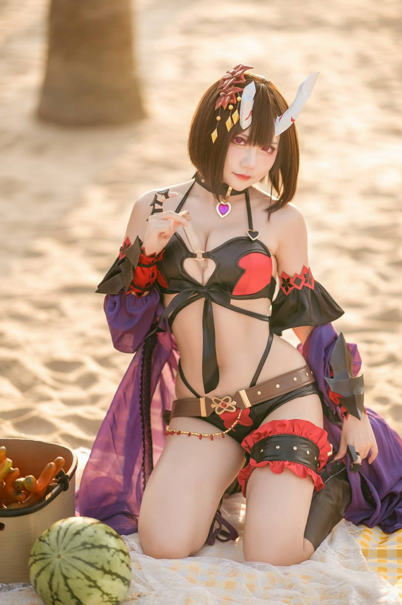 伊喵君_Nya &#038;是一只熊仔吗cos | 伊喵君Nya_公主连结·静流cos作品 [38P-147MB]