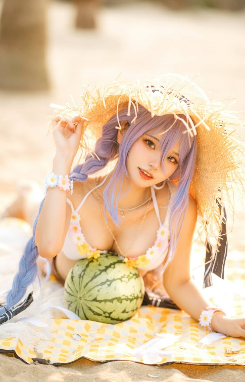 伊喵君_Nya &#038;是一只熊仔吗cos | 伊喵君Nya_公主连结·静流cos作品 [38P-147MB]