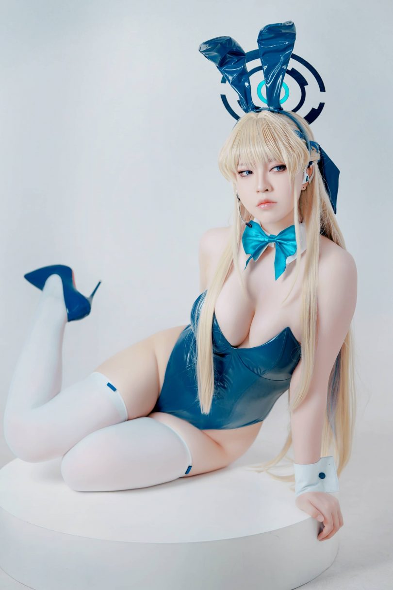 半半子cos飞鸟马时 | 半半子_蔚蓝档案·飞鸟马时Bunny cos [62P3V-266MB]