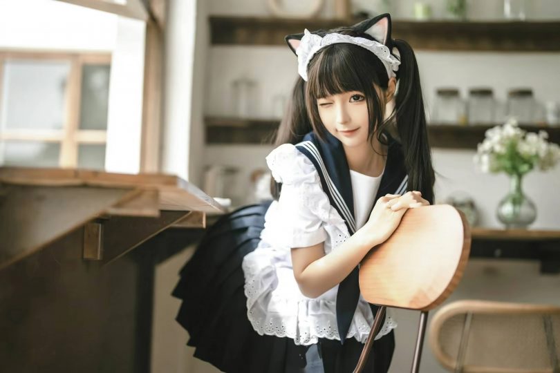 蠢沫沫cos猫猫女仆 | 蠢沫沫_JK·猫猫女仆cos作品 [23P-232MB]