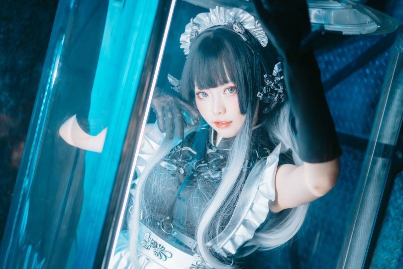 ElyEE子cos赛博女仆 | ElyEE子_Melanite黑榴石·赛博女仆cos [30P-106MB]