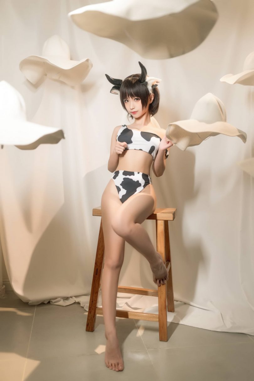 蠢沫沫cos花花牛 | 蠢沫沫_比基尼系列·花花牛cos作品 [40P-486MB]