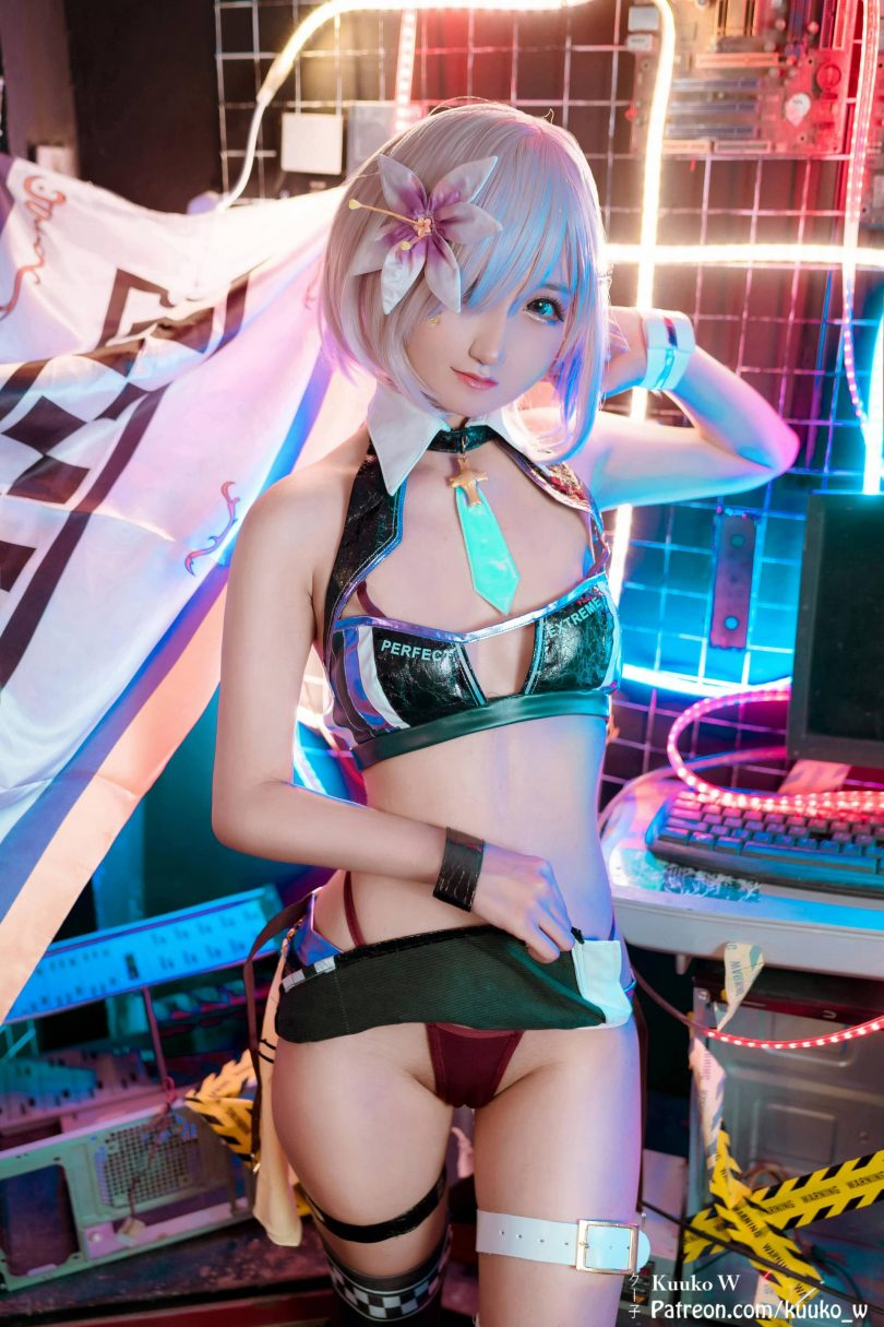 Kuuko W cos玛修 | Kuuko W_FGO·玛修 赛车女郎cos作品 [16P-36MB]