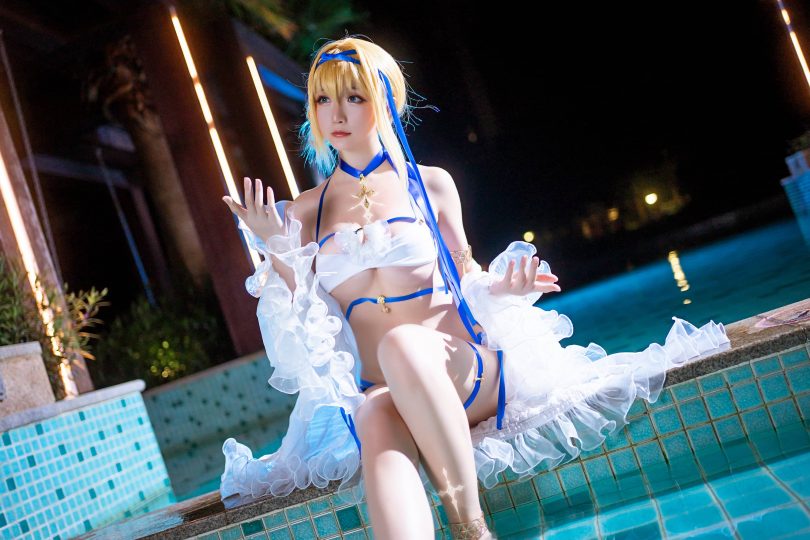 星之迟迟cos贞德 | 星之迟迟_Fate/Grand Order·鸣夏 贞德cos [15P-93MB]