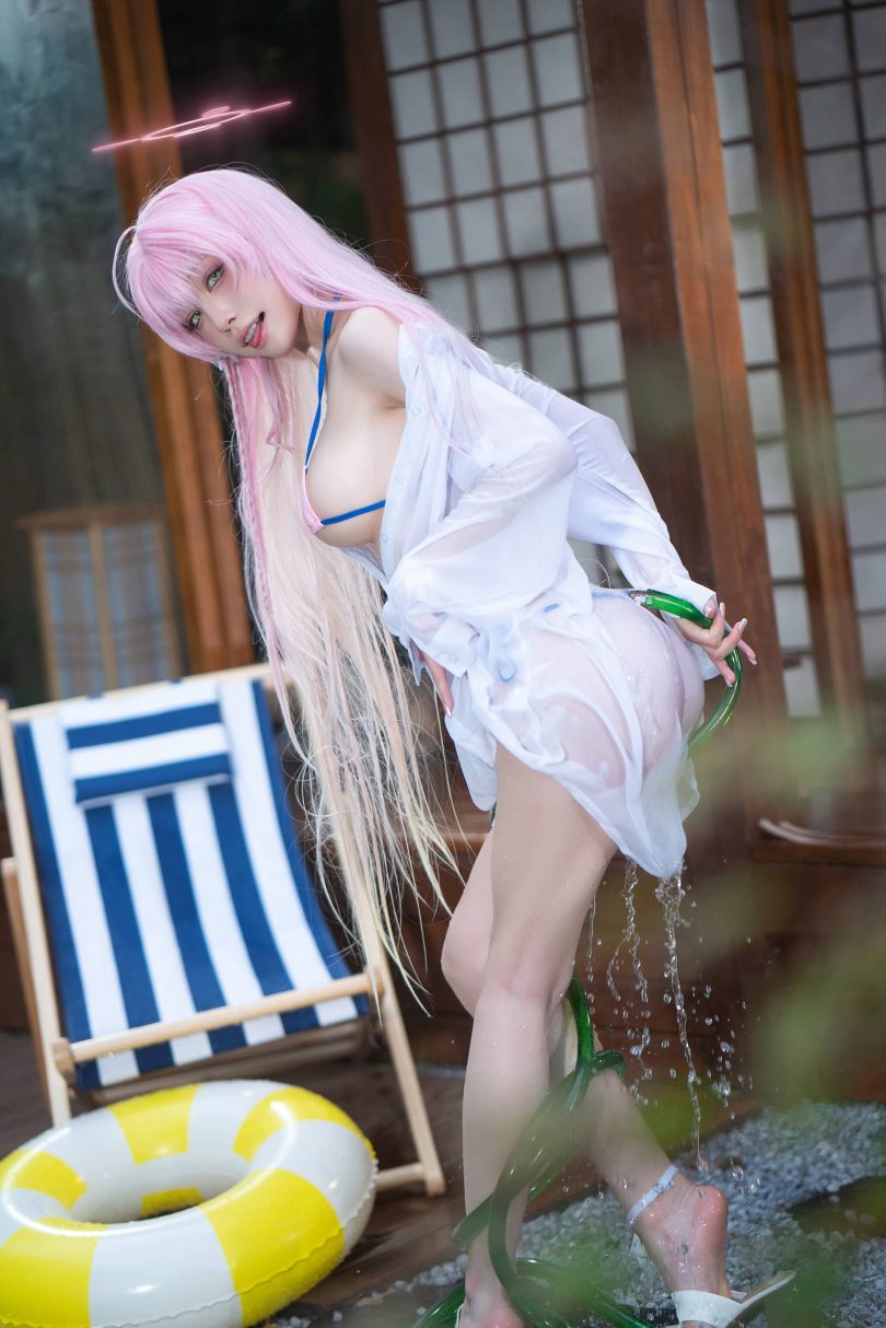 水淼aqua_Fantia系列 | 水淼aqua_Fantia·优菈+浦和花子cos [50P-56MB]