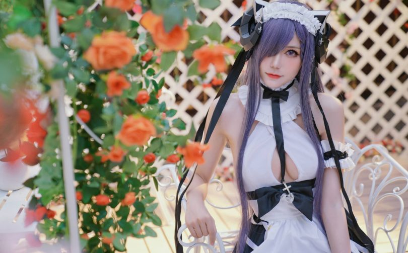 彩芸_Nebula cos女仆 | 彩芸Nebula_碧蓝航线·奥古斯特女仆cos [12P-26MB]