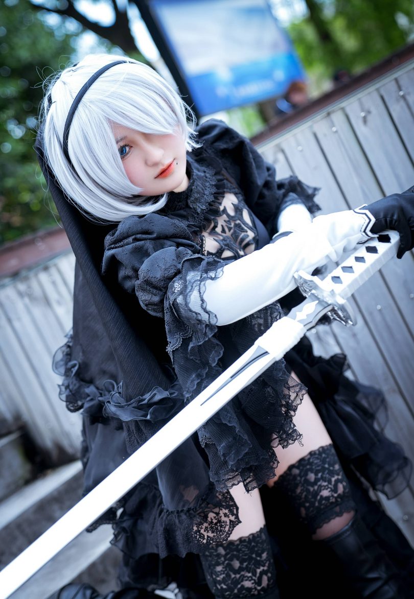 喵喵的喵吖cos尤尔哈2B | 喵喵的喵吖_尼尔机械纪元·2B cos [12P-93MB]