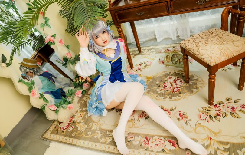 喵喵的喵吖cos神里绫华 | 喵喵的喵吖_原神·神里绫华cos作品 [19P-97MB]