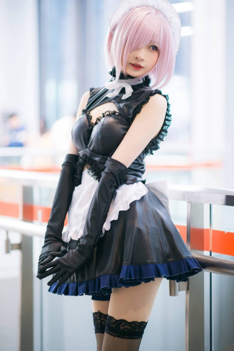 南宫cos玛修 | 南宫_Fate/Grand Order·玛修 女仆cos作品 [9P-3.46MB]