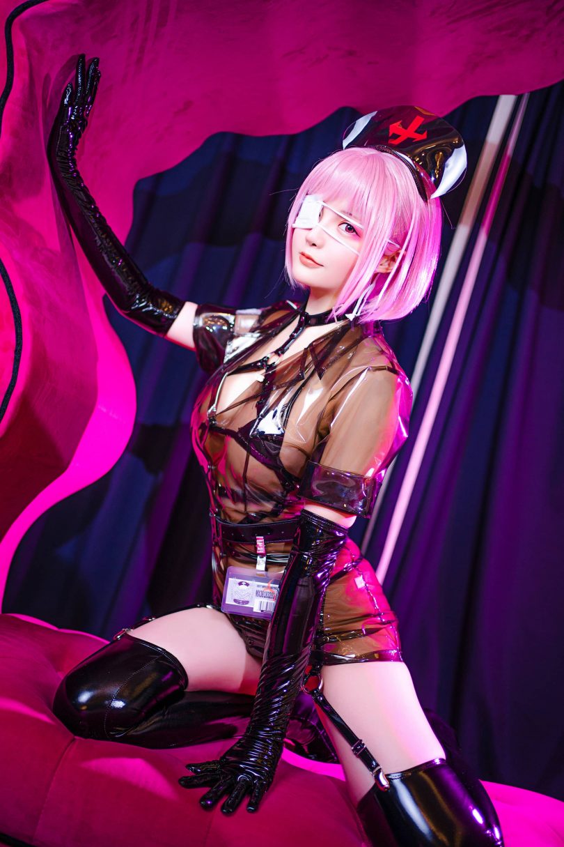 星之迟迟cos护士 | 星之迟迟_制服系列·透明护士cos作品 [46P-425MB]