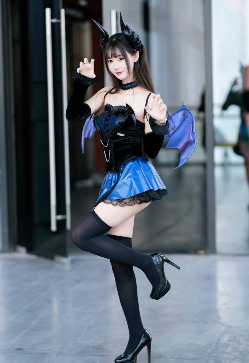 羽生三未cos小恶魔 | 羽生三未_黑色诱惑·小恶魔cos作品 [12P-132MB]