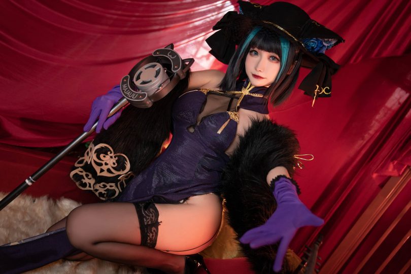 Momoko葵葵cos柴郡 | momoko葵葵_碧蓝航线·柴郡 音乐绚烂cos [16P-26MB]